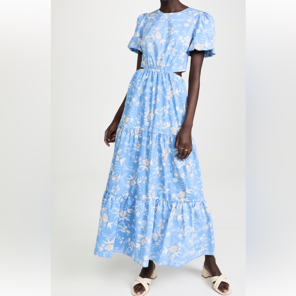 WAYF Plaza cut out Maxi Dress